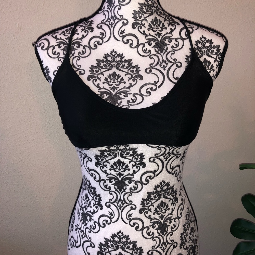 🆕Black Tie Back Bikini Top